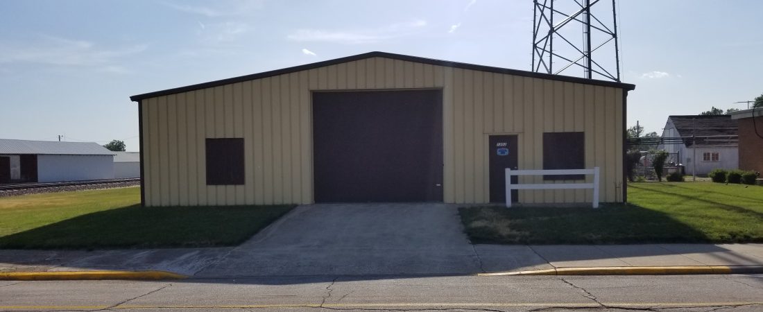 Image of the telephone shop building